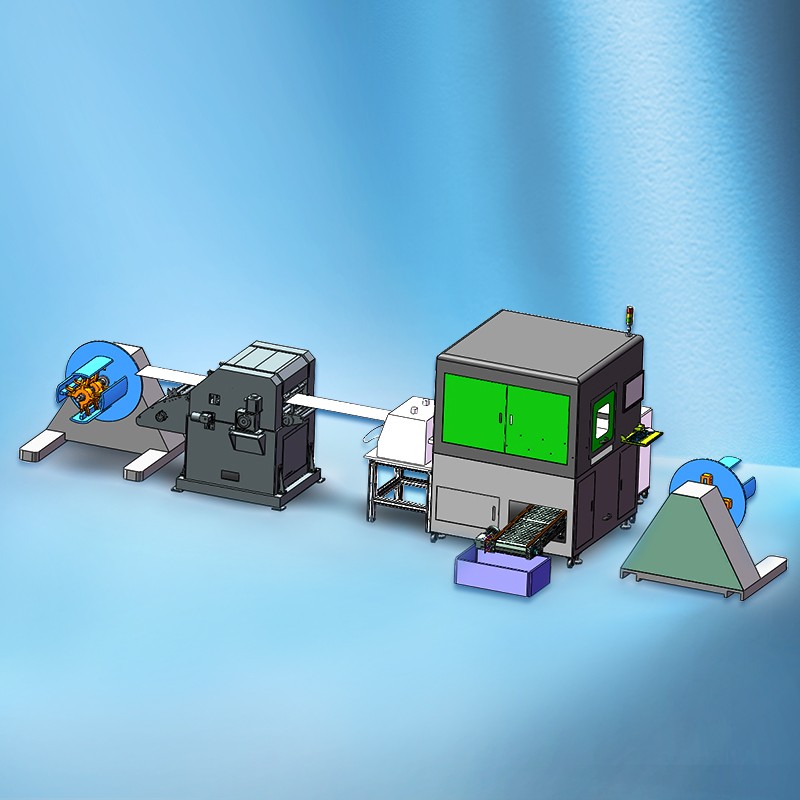 全自動卷料激光切割生產線